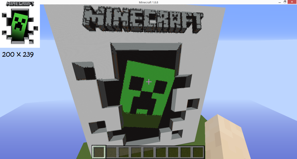C Minecraft Pixel Art Generator Codingvision